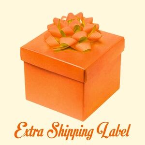 Extra Shipping Label for shipping a 5 lb. box.